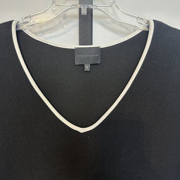 𝅺EUC Hotel Particulier, Size S, Black with White Dress - Picture 5 of 6